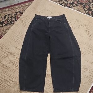 ⚜️We The Free Dark Denim Barrel Jeans